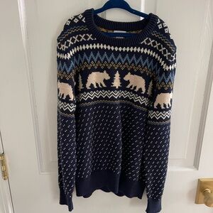 J.Crew Winter Bear Fair Isle Sweater